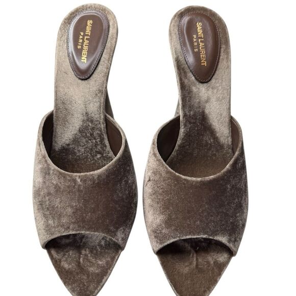 NWT Saint Laurent Suite Mule Sandal (12) - Picture 5 of 11